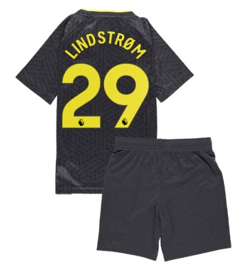 Everton Jesper Lindstrom #29 Borta Kläder Barn 2024-25 Kortärmad (+ Korta byxor)